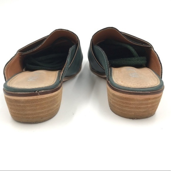 Mi.iM Teal Joanne Maybe It’s Meant To Be Mules With Ankle Laces Womens size 6 - Picture 6 of 12